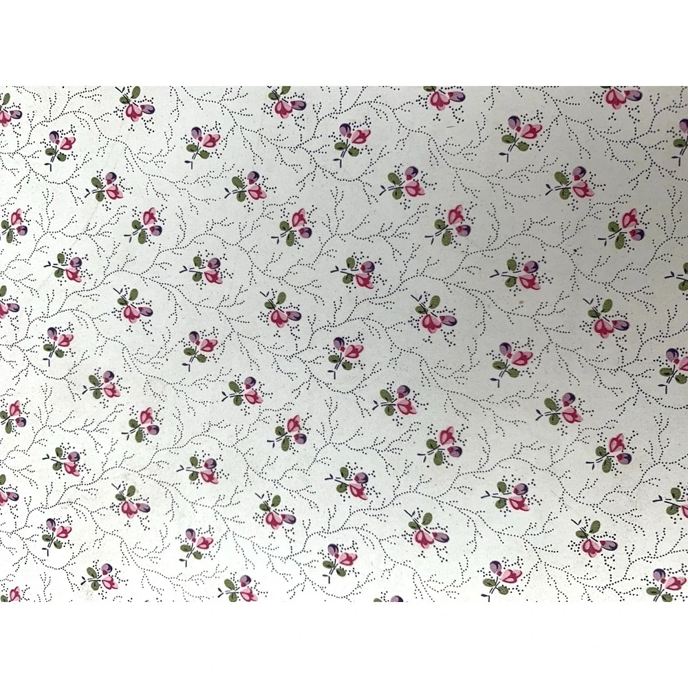 Vintage Wallpaper Roll Ditsy Floral Cottagecore 1930s? NOT Pasted NOT Scrubbable